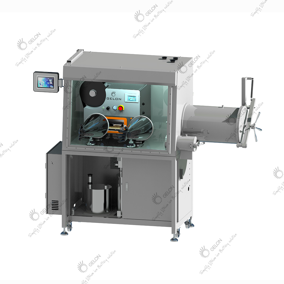 Glove Box+Desktop Automatic Laser Die-cutting Machine