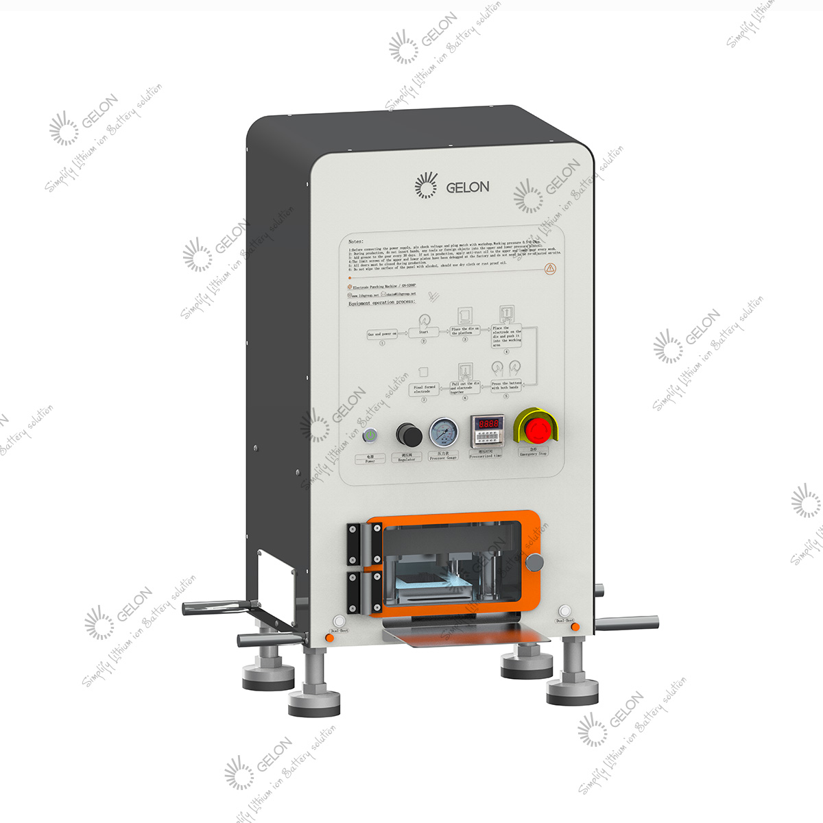 Desktop Booster Cylinder Metal Die-cutting Machine (without seat)