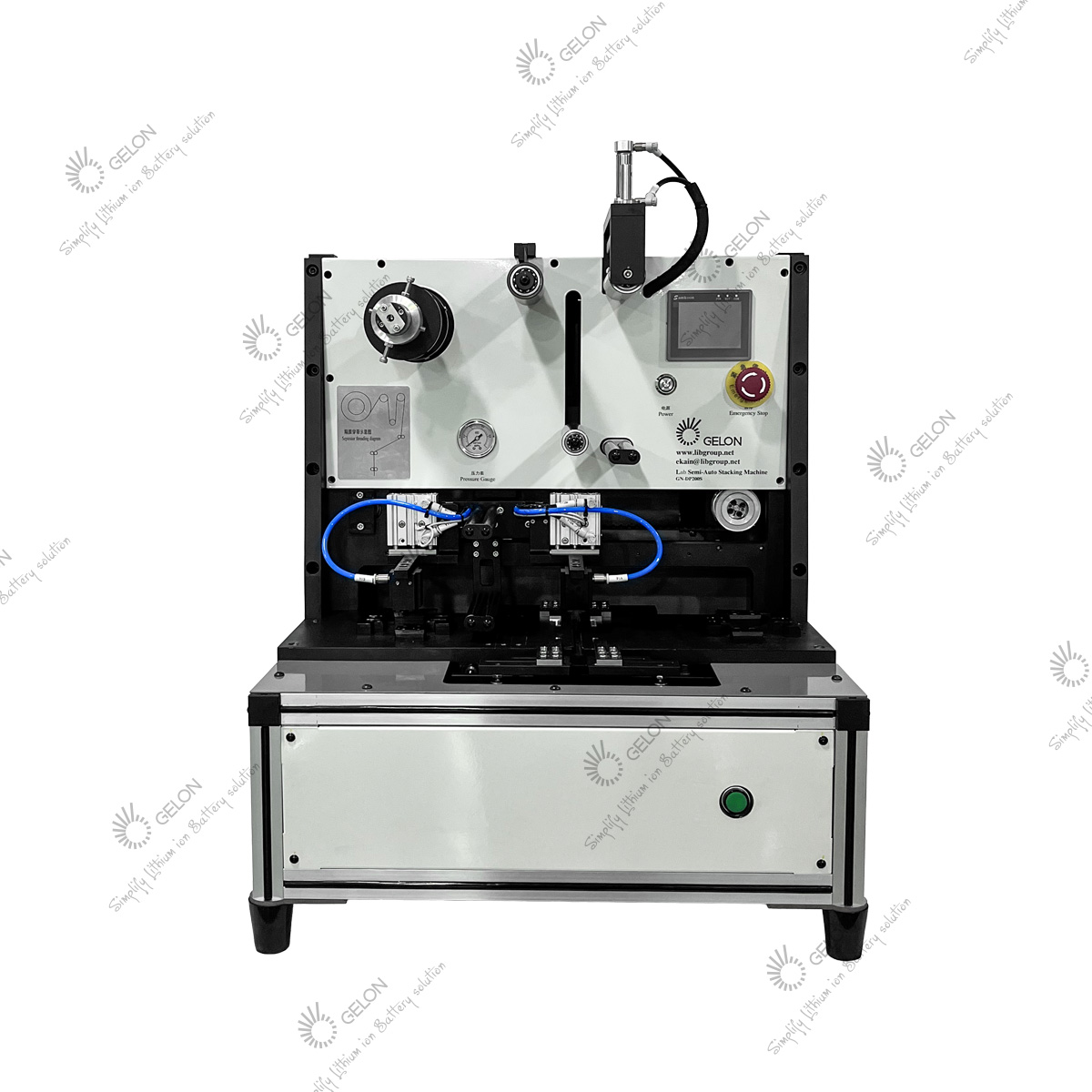 Lab Pouch Cell Desktop Semi-Auto Stacking Machine