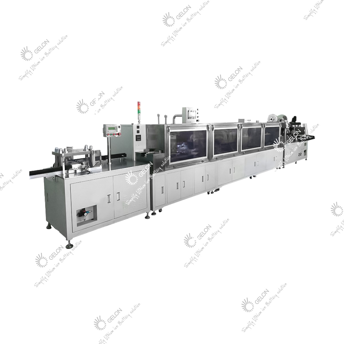 Cylinder Cell Automatic Sealing, Cleaning And Tubing Machine