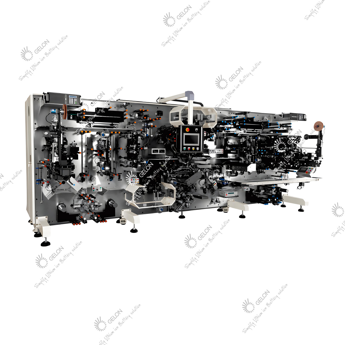 Cylinder Cell Tab Welding&Winding Intergrated Machine