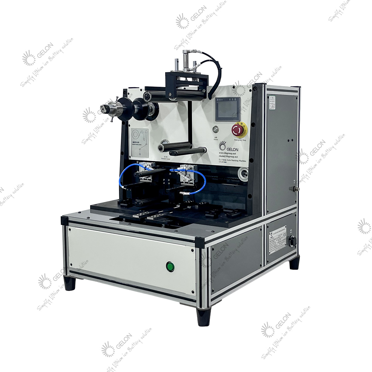 Lab Pouch Cell Desktop Semi-Auto Stacking Machine